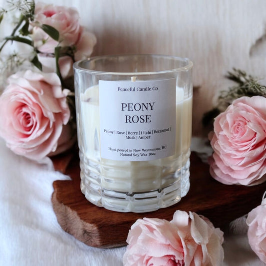 Peony Rose Candle